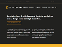 Tablet Screenshot of grantburke.com